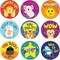 Sweetzer & Orange Reward Stickers for Kids – 1008ct Bulk Pack with 9 Exclusive Character Designs – 1-Inch Incentive Labels for Classroom Behavior Charts, Potty Training & Daily Chores